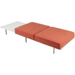 George Nelson modular group bench by Herman Miller