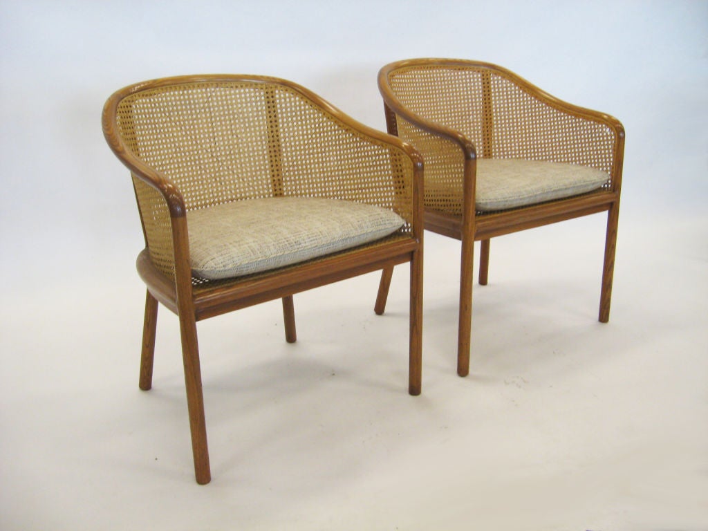 Ward Bennett Landmark Armchairs by Brickel