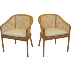 Ward Bennett Landmark Armchairs by Brickel