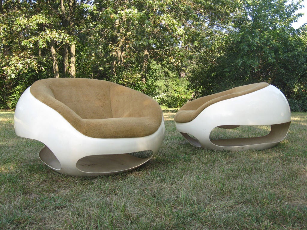 Pair of lounge chairs by Mario Sabot 4