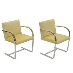 Vintage Pair of Ludwig Mies van der Rohe Brno chairs by Knoll