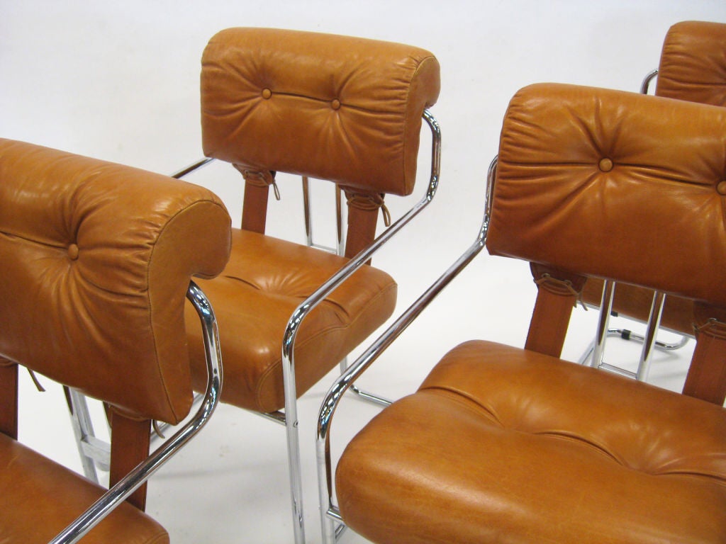 Set of four Tucroma chairs by Guido Faleschini for Pace 5