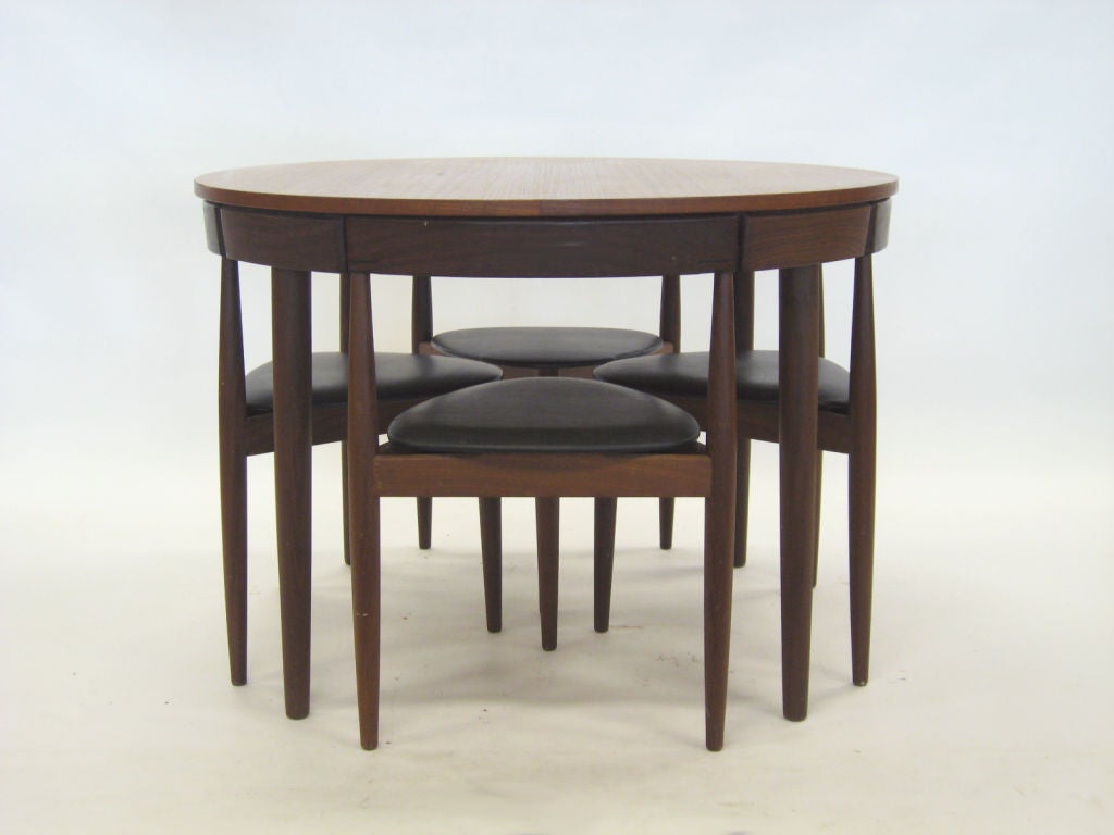 Hans Olsen dining teak set by Frem Rojle