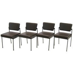 Set of four California Modern side chairs