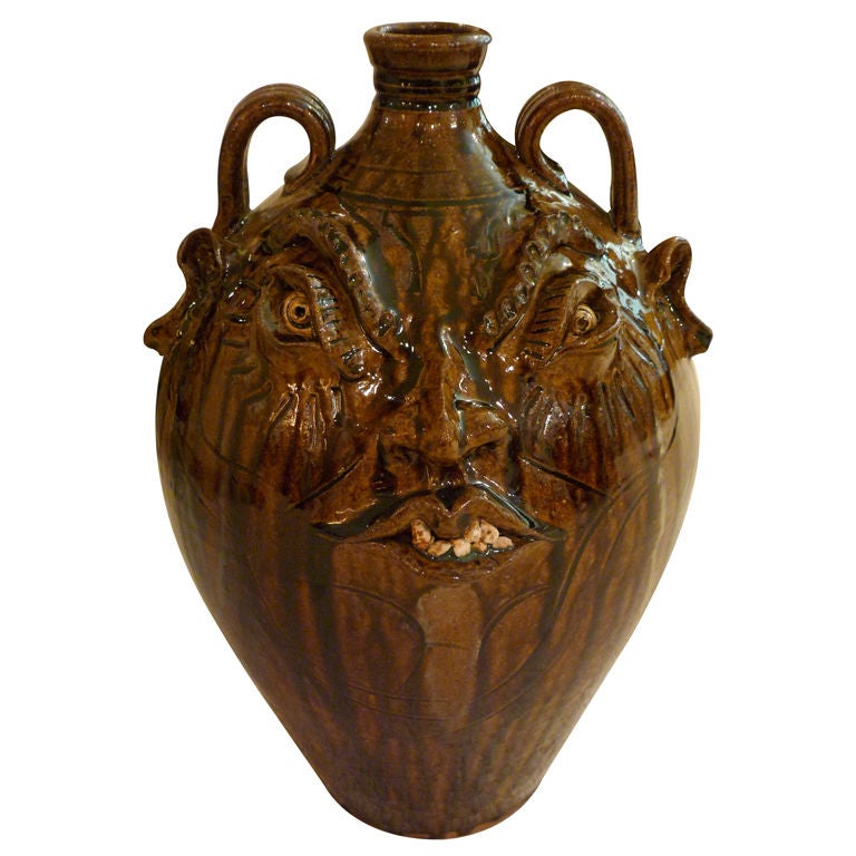 Kim Ellington (1954- ) | Catawba Valley Five Gallon Face Jug