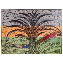 The Reverend Howard Finster (1916-2001) | The Tree of Life, 1990