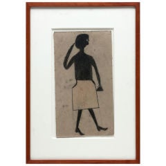 Bill Traylor | "Woman with Pink Skirt"