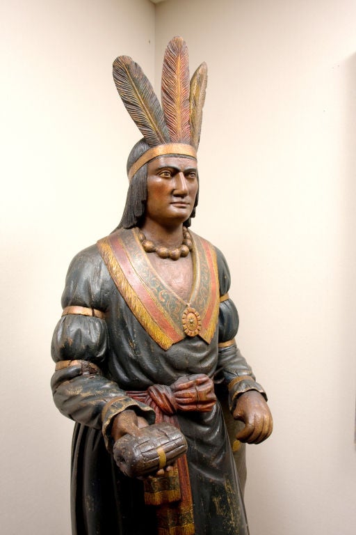 indian cigar statue