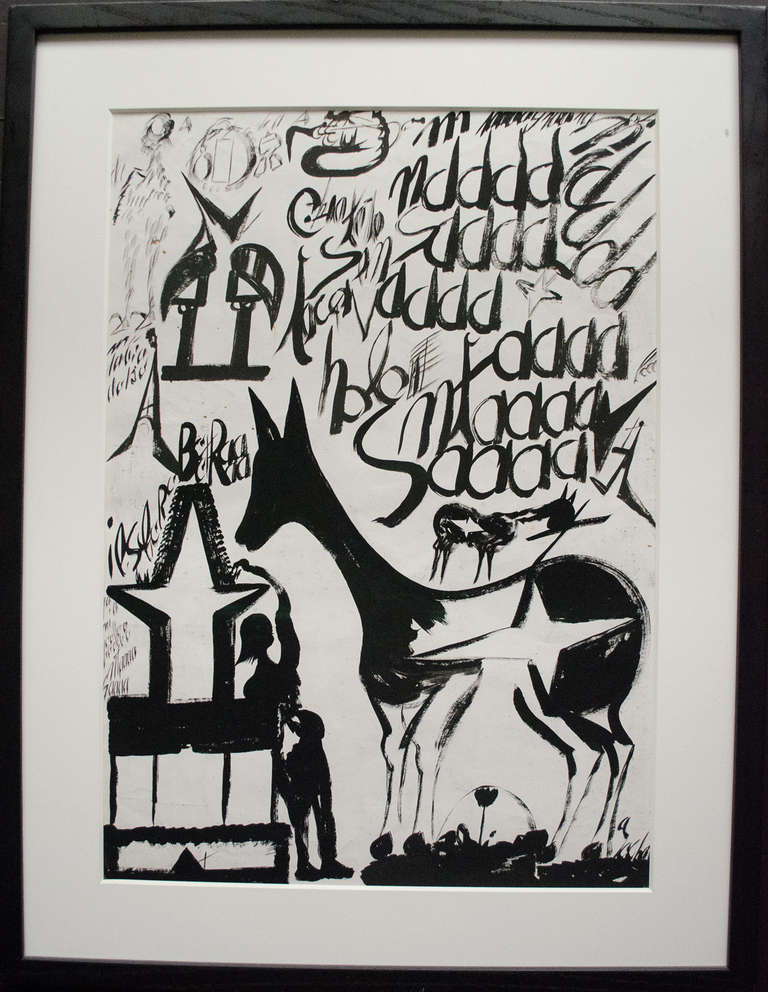 In 1957, two years after Carlo began drawing graffiti on the hospital walls with a brick, the Countess Berletti, at the instigation of the Scottish sculptor Michael Nobel, set up the Studio for Artistic Expression. In this creative environment Carlo