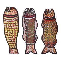 Hubert Walters (1931-2008) |  Three Painted Fish