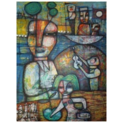 Dan Casado (1956 - ) | White Guitar