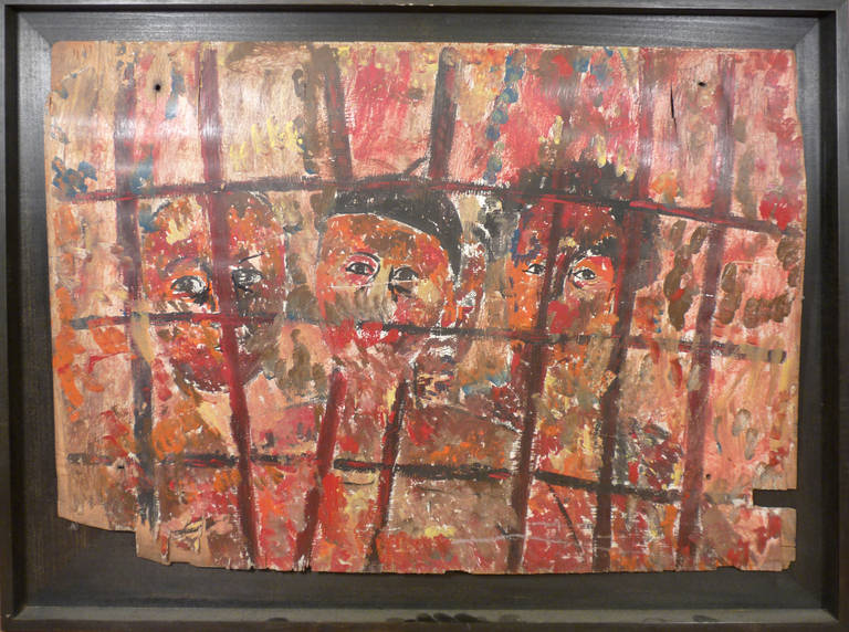 Purvis Young - Untitled - Good Bread Alley Piece