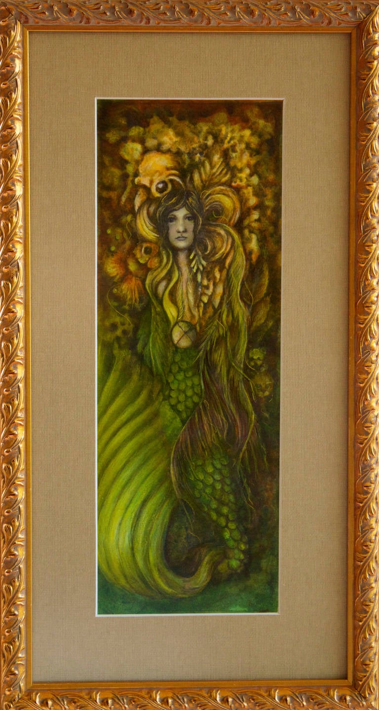 Lalena Lamson "The Mermaid Who Could Fly, " Painting
