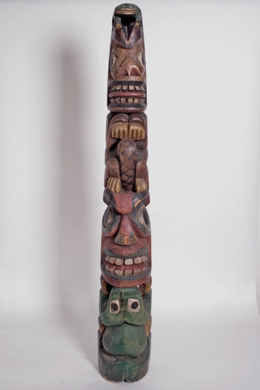 Carved Anonymous  |  Tlingit Totem Pole