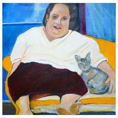 Woman with Cat