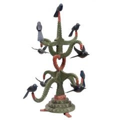 Anonymous | Tramp Art Bird Tree