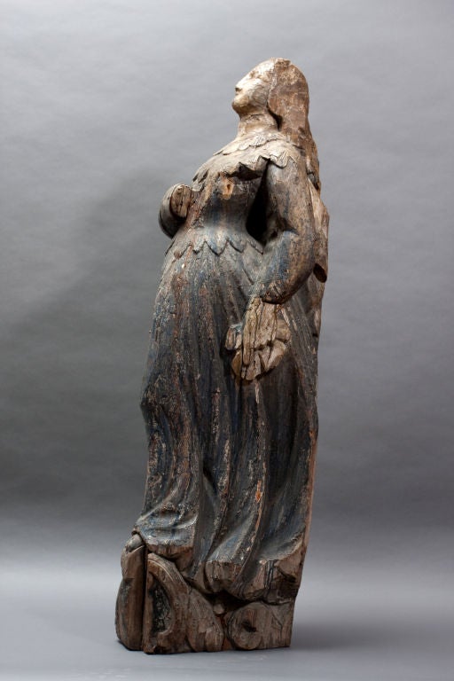 female figurehead on ship