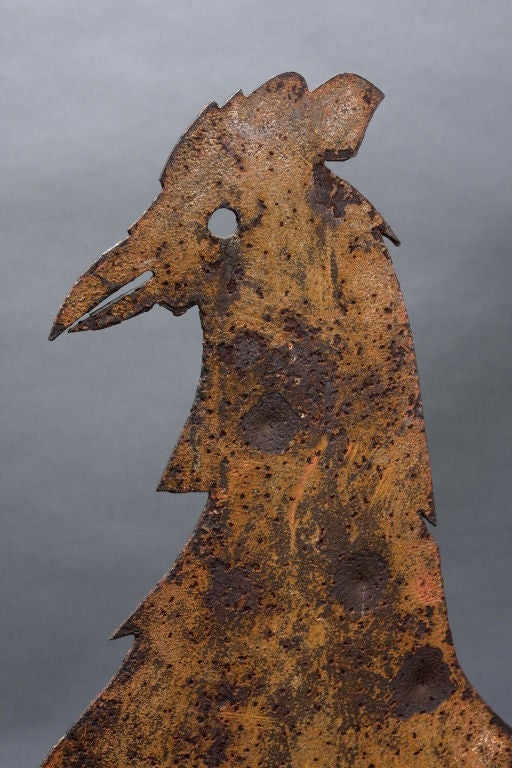 19th Century Anonymous | Rooster Weathervane, New York State