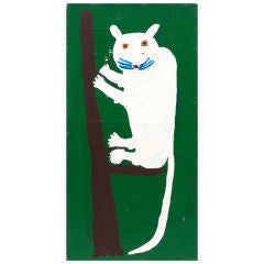 J.T. “Jake” McCord (1945- ) | Untitled (Green Cat)