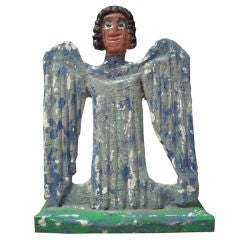 Vintage Elijah Pierce (1892-1984) | Angel, 1983