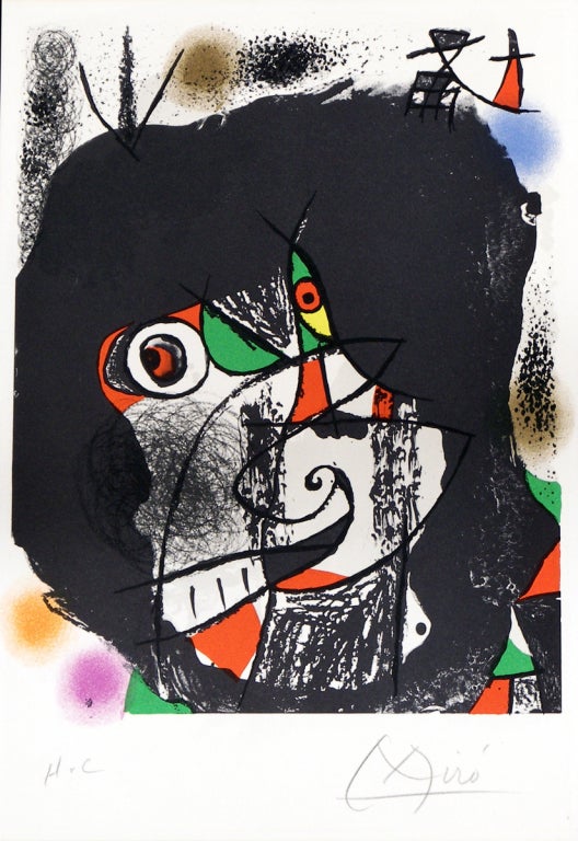 Français « Les scènes révolutionnaires du XXe siècle, Siecles II » de Joan Miro en vente