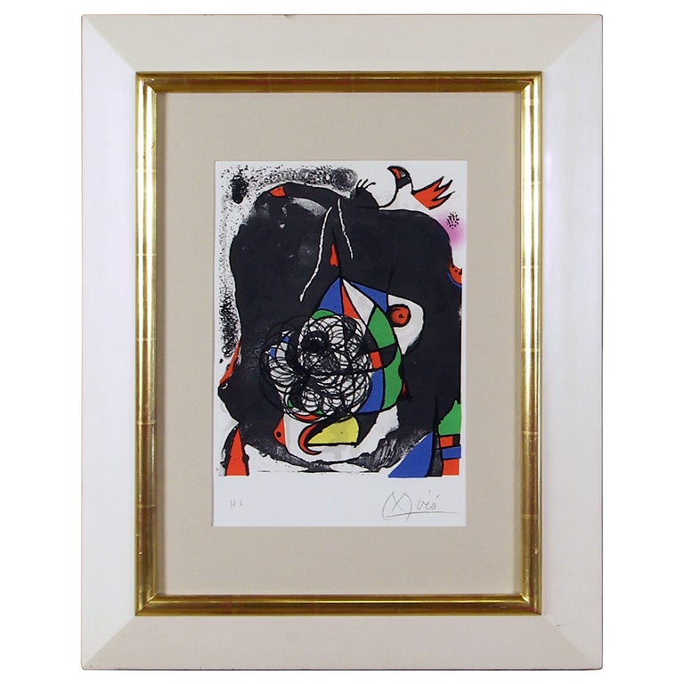 "Les Revolutions Sceniques du XX Siecles II" by Joan Miro For Sale