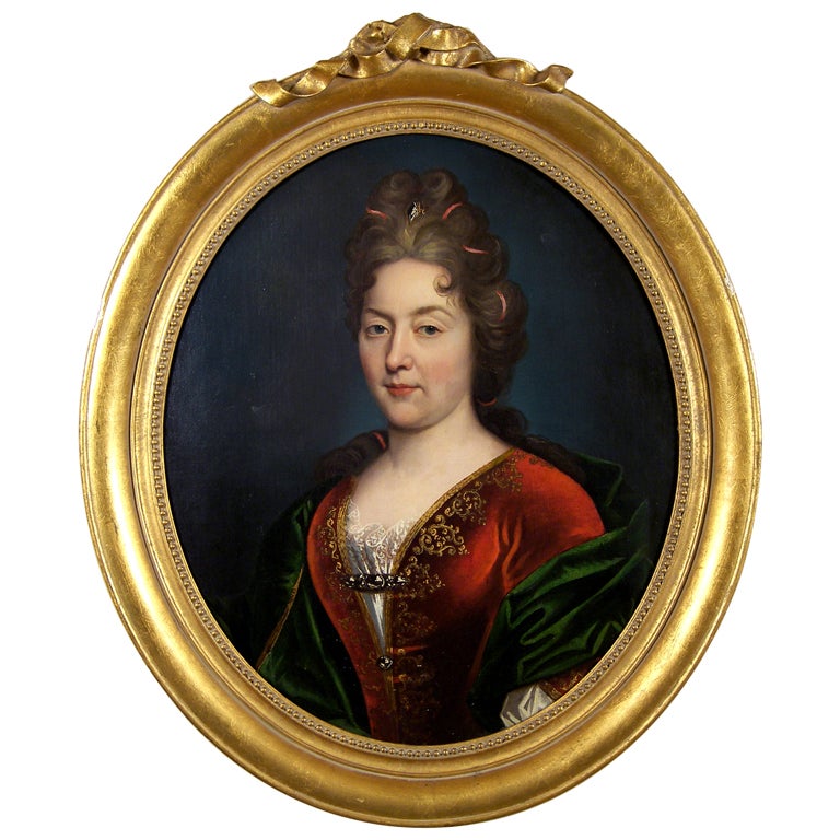 "Portrait of a Lady" Attributed to Nicolas de Largilliere