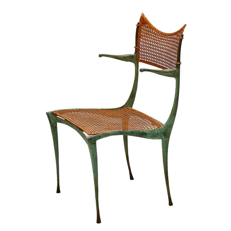 Set of Six Dan Johnson Gazelle Dining Chairs For Sale