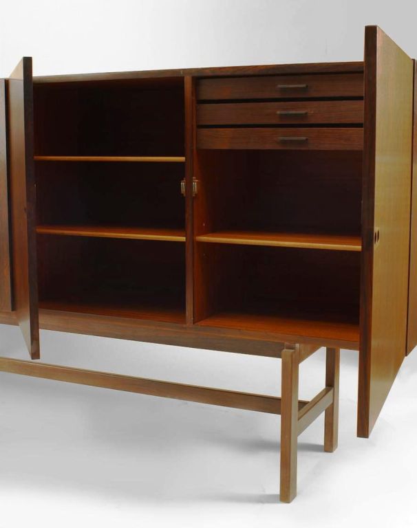 French Scandinavian Rosewood Cabinet by Kofod Larsen For Sale