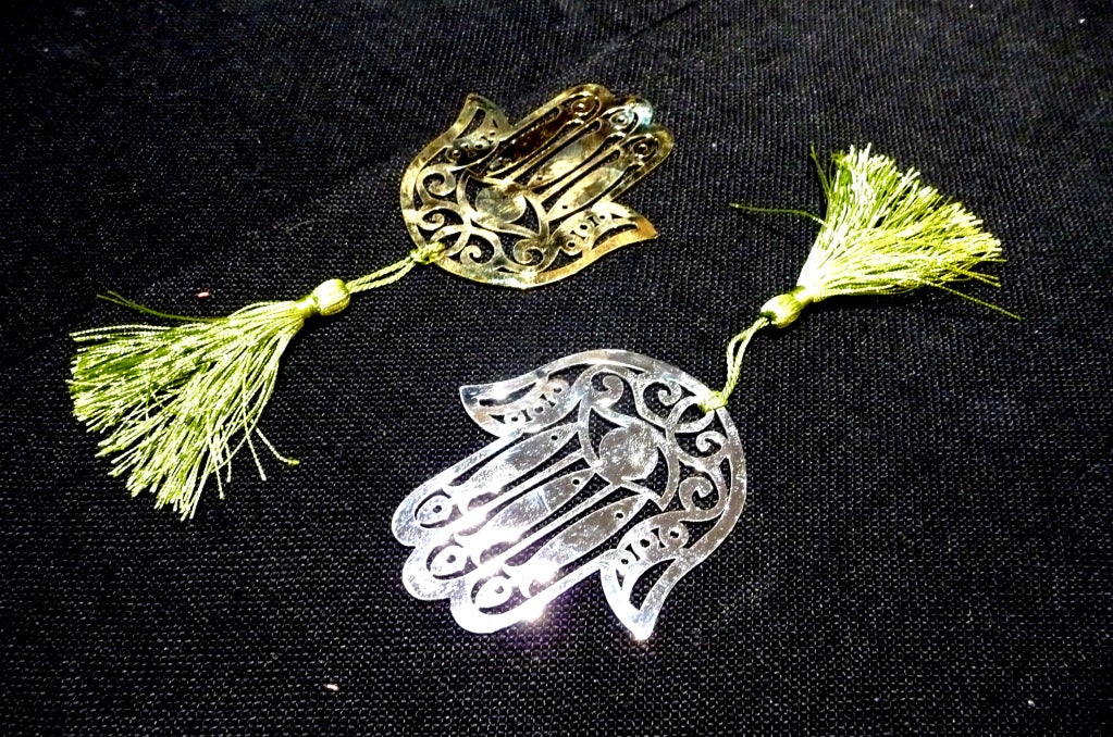 Fatima hand charms with a tassel