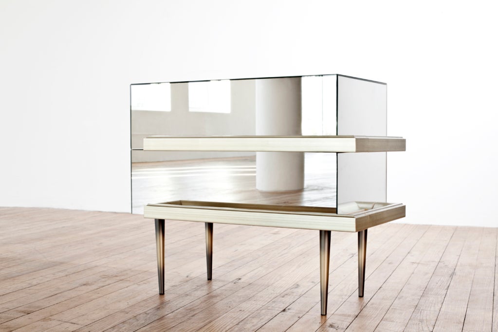 Modern Illusion Nightstands by Luis Pons For Sale