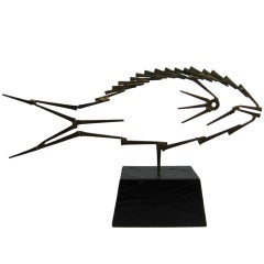 Fish Nail Sculpture