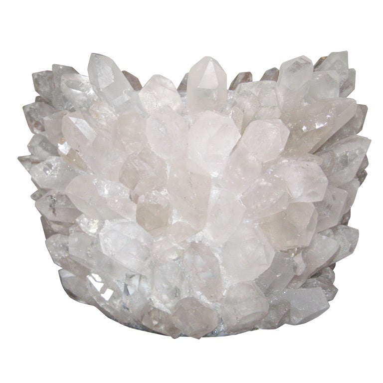 Crystal Planter at 1stdibs