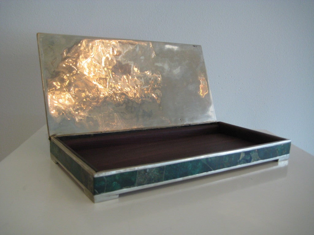 Silver and Sodalite Box