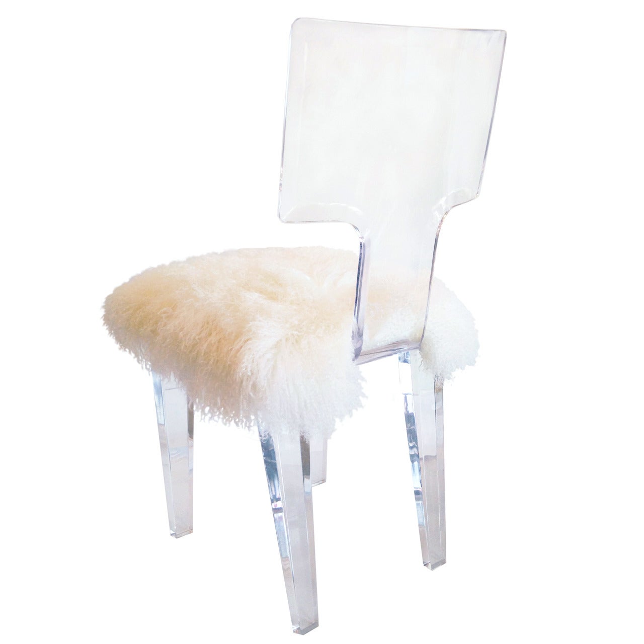 Lola Lucite Chair by Nisi B For Sale