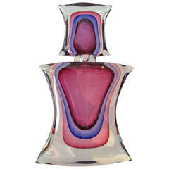Murano Perfume Bottle by Luigi Onesto, 18"H