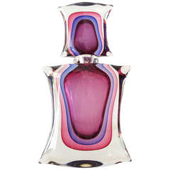 Murano Perfume Bottle by Luigi Onesto, 13.5"H
