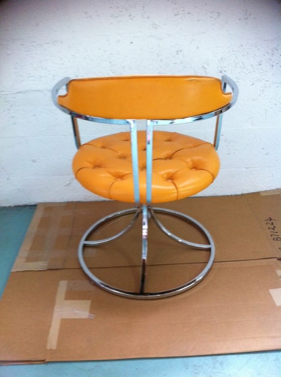 Late 20th Century Set of Four Swivel Chairs