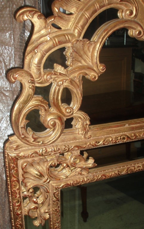 Régence Regence Style Giltwood Mirror For Sale