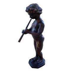 Young Nymph Bronze Sculpture