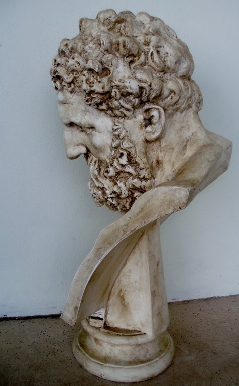 Portrait Bust of Greek Hero Hercules 1