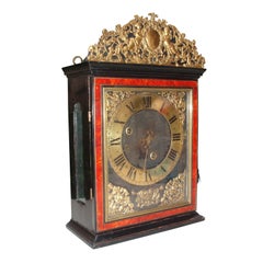 Louis XIV Gilt Brass Clock