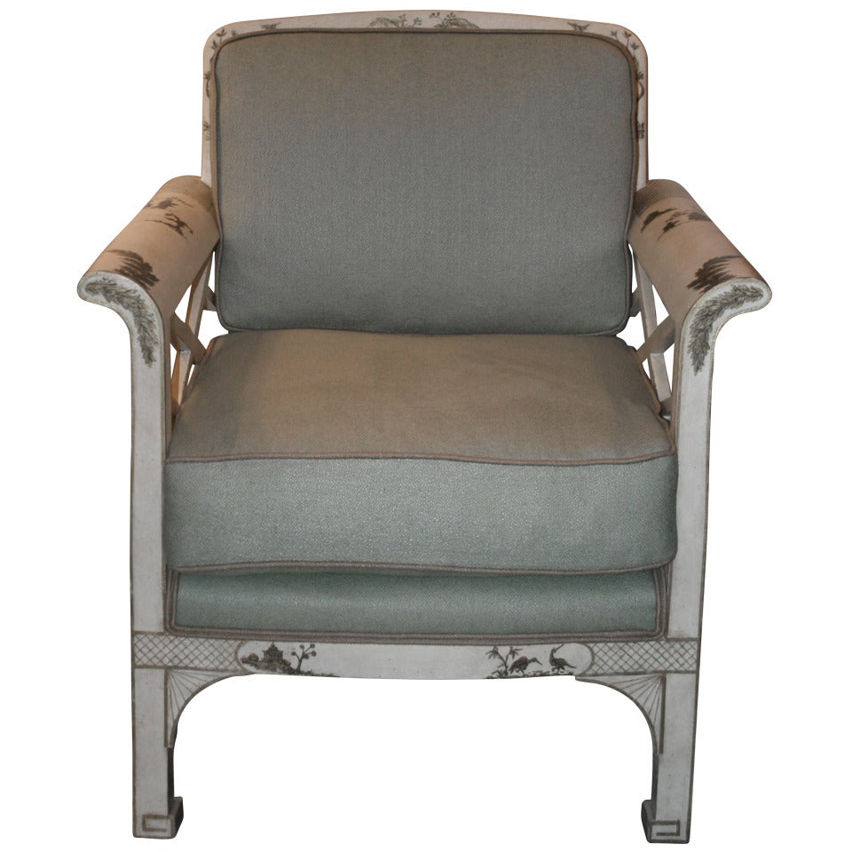 Bergere dipinte e decorate in stile cineseria in vendita