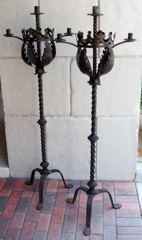 Pair of French Torchères