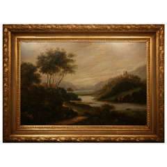 Late 19th Century Oil Painting on Canvas