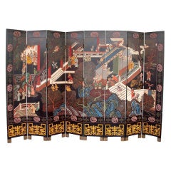 Eight-Panel Folding Screen in the Chinese Taste