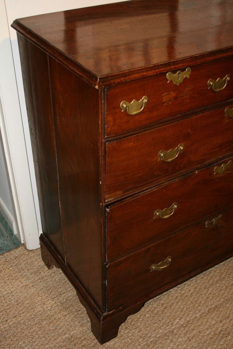 Chest of Drawers George III Elm Lined Drawers 2
