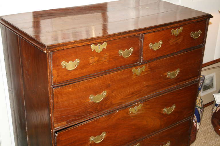 Chest of Drawers George III Elm Lined Drawers 1