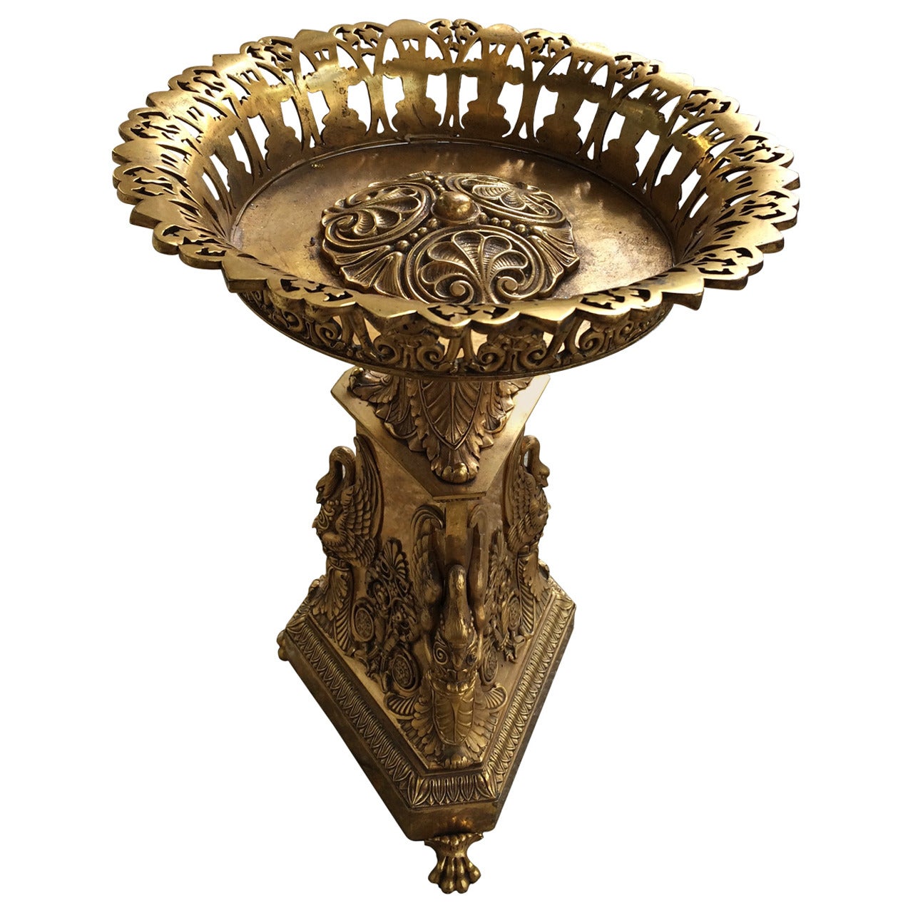 Charles X Bronze Doré Centerpiece