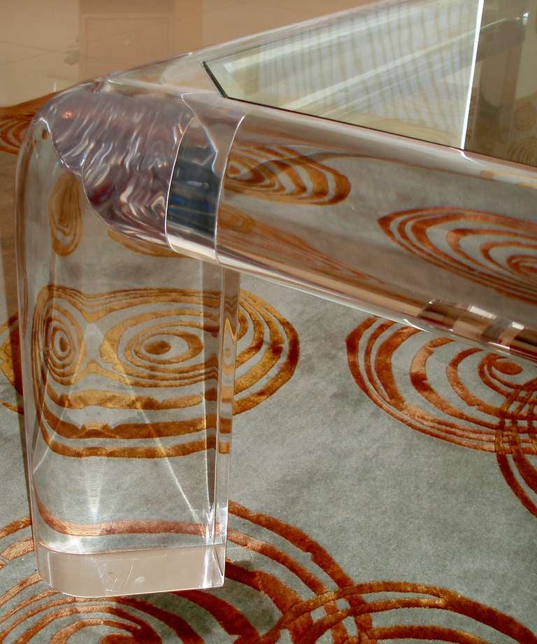 Karl Springer Designed, Mark II Coffee Table In Excellent Condition In Palm Beach, FL